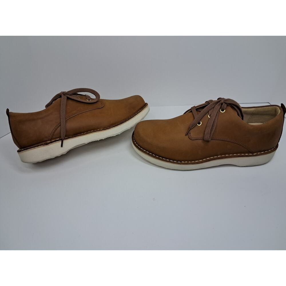 Samuel Hubbard Free Shoes Mens 9.5 Wide Tan Waxhide Leather Casual